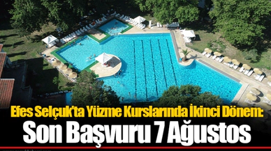 Efes Selçuk’ta Yüzme Kurslarında İkinci Dönem: Son Başvuru 7 Ağustos