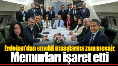 Erdoğan'dan emekli maaşlarına zam mesajı: Memurları işaret etti