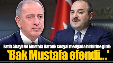Fatih Altaylı ve Mustafa Varank sosyal medyada birbirine girdi: 'Bak Mustafa efendi...'
