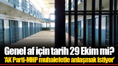 Genel af için tarih 29 Ekim mi? ‘AK Parti-MHP muhalefetle anlaşmak istiyor’