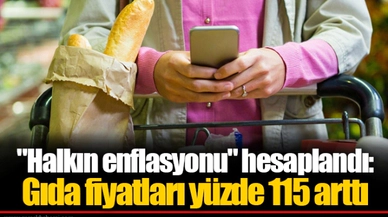 "Halkın enflasyonu" hesaplandı: Gıda fiyatları yüzde 115 arttı