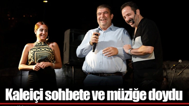 Kaleiçi sohbete ve müziğe doydu