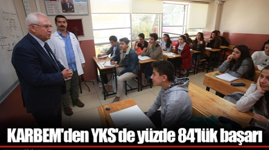 KARBEM'den YKS'de yüzde 84'lük başarı