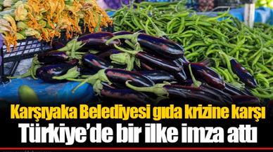 Karşıyaka Belediyesi gıda krizine karşı Türkiye’de bir ilke imza attı