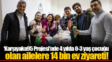 ‘Karşıyaka95 Projesi’nde 4 yılda 0-3 yaş çocuğu olan ailelere 14 bin ev ziyareti!