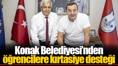 Konak Belediyesi’nden öğrencilere kırtasiye desteği