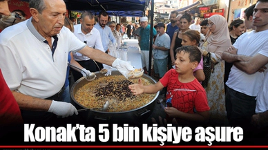 Konak’ta 5 bin kişiye aşure