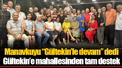 Manavkuyu “Gültekin’le devam” dedi