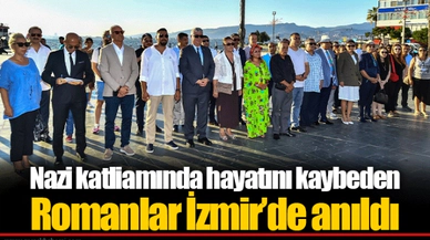 Nazi katliamında hayatını kaybeden Romanlar İzmir’de anıldı