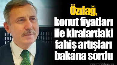 Özdağ, konut fiyatları ile kiralardaki fahiş artışları bakana sordu