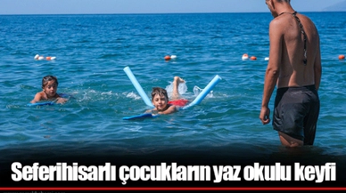 Seferihisarlı çocukların yaz okulu keyfi
