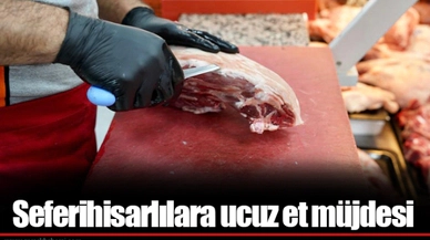 Seferihisarlılara ucuz et müjdesi