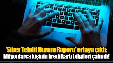'Siber Tehdit Durum Raporu' ortaya çıktı: Milyonlarca kişinin kredi kartı bilgileri çalındı!