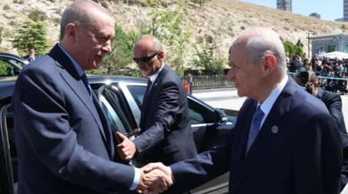 Sürpriz görüşme: Erdoğan, Bahçeli'yi Ankara'daki konutunda ziyaret etti