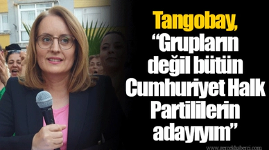Tangobay, “Grupların değil bütün Cumhuriyet Halk Partililerin adayıyım”