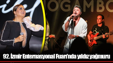 92. İzmir Enternasyonal Fuarı’nda yıldız yağmuru