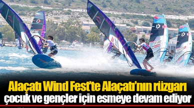 Alaçatı Wind Fest'te Alaçatı’nın rüzgarı çocuk ve gençler için esmeye devam ediyor 
