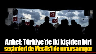 Anket: Türkiye’de iki kişiden biri seçimleri de Meclis’i de umursamıyor