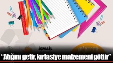 “Atığını getir, kırtasiye malzemeni götür”