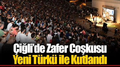 Çiğli’de Zafer Coşkusu Yeni Türkü ile Kutlandı