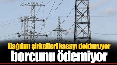 Dağıtım şirketleri kasayı dolduruyor borcunu ödemiyor