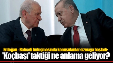 Erdoğan - Bahçeli buluşmasında konuşulanlar sızmaya başladı: 'Koçbaşı' taktiği ne anlama geliyor?