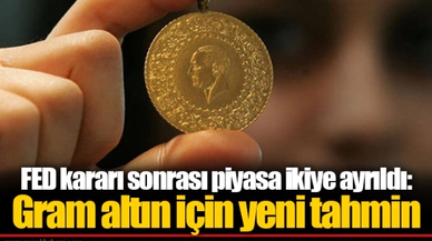 FED kararı sonrası piyasa ikiye ayrıldı: Gram altın için yeni tahmin