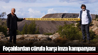 Foçalılardan cürufa karşı imza kampanyası