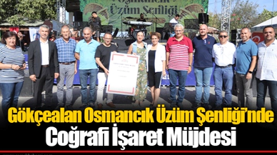 Gökçealan Osmancık Üzüm Şenliği’nde Coğrafi İşaret Müjdesi