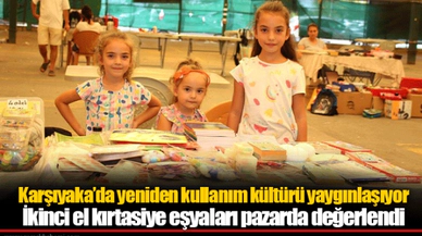 İkinci el kırtasiye eşyaları pazarda değerlendi