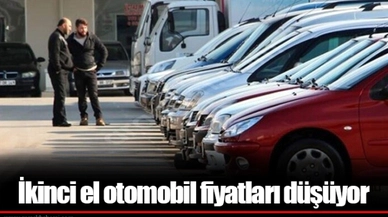 İkinci el otomobil fiyatları düşüyor