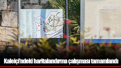 Kaleiçi’ndeki haritalandırma çalışması tamamlandı
