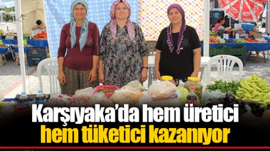 Karşıyaka’da hem üretici hem tüketici kazanıyor 