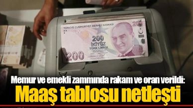 Memur ve emekli zammında rakam ve oran verildi: Maaş tablosu netleşti