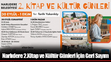Narlıdere 2.Kitap ve Kültür Günleri İçin Geri Sayım