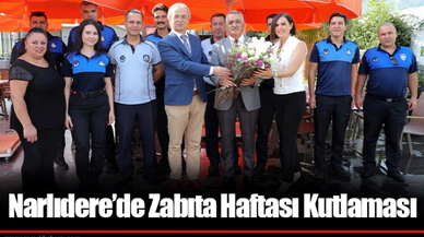 Narlıdere’de Zabıta Haftası Kutlaması