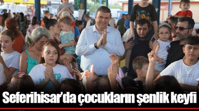 Seferihisar’da çocukların şenlik keyfi