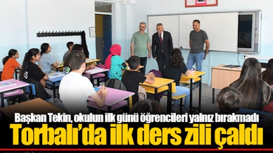 Torbalı’da ilk ders zili çaldı