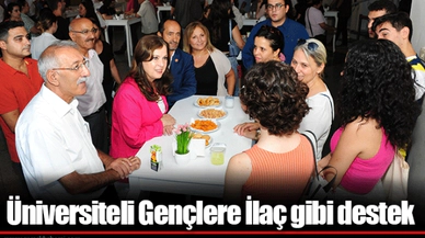 Üniversiteli Gençlere İlaç gibi destek