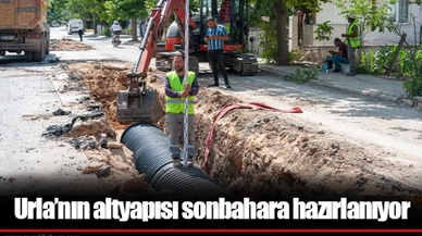 Urla’nın altyapısı sonbahara hazırlanıyor