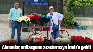 Almanlar, enflasyonu  araştırmaya İzmir’e geldi