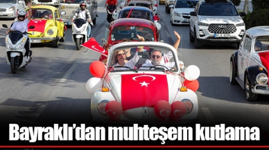 Bayraklı’dan muhteşem kutlama
