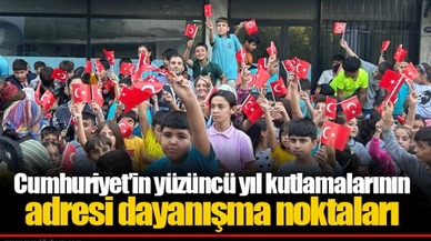 Cumhuriyet’in yüzüncü yıl kutlamalarının adresi dayanışma noktaları