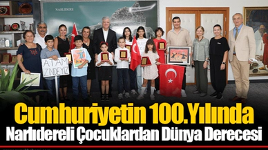 Cumhuriyetin 100.Yılında Narlıdereli Çocuklardan Dünya Derecesi