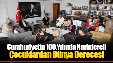 Cumhuriyetin 100.Yılında Narlıdereli Çocuklardan Dünya Derecesi