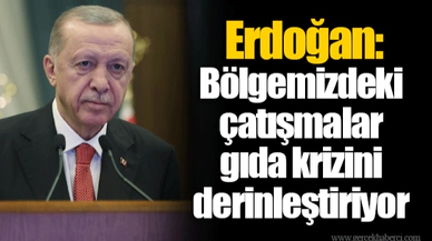 Erdoğan: Bölgemizdeki çatışmalar gıda krizini derinleştiriyor