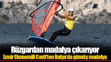İzmir Ekonomili Cavit’ten İtalya’da gümüş madalya