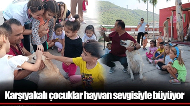 Karşıyakalı çocuklar hayvan sevgisiyle büyüyor