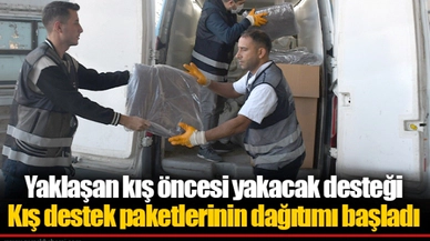 Kış destek paketlerinin dağıtımı başladı