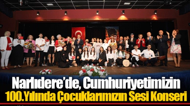 Narlıdere’de, Cumhuriyetimizin 100.Yılında Çocuklarımızın Sesi Konseri